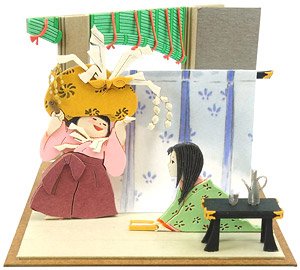 [Miniatuart] Studio Ghibli Mini : The Tale of the Princess Kaguya Girls & Princess Kaguya (Assemble kit) (Railway Related Items)