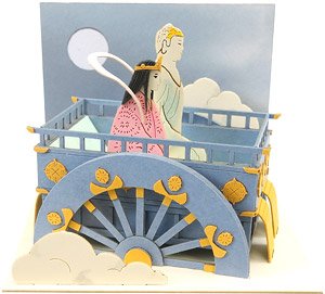 [Miniatuart] Studio Ghibli Mini : The Tale of the Princess Kaguya Pick-up From the Moon (Assemble kit) (Railway Related Items)
