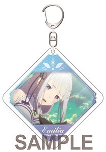 Re:Zero -Starting Life in Another World- 2nd Season Soft Key Ring Emilia (2) (Anime Toy)
