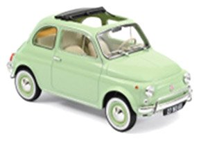 Fiat 500 L 1968 Light Green Special Birth Package (Diecast Car)