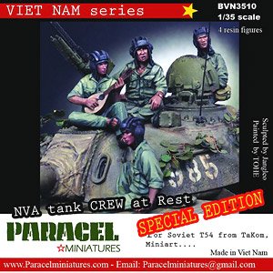 NVA Tank Crew at Rest (Plastic model)