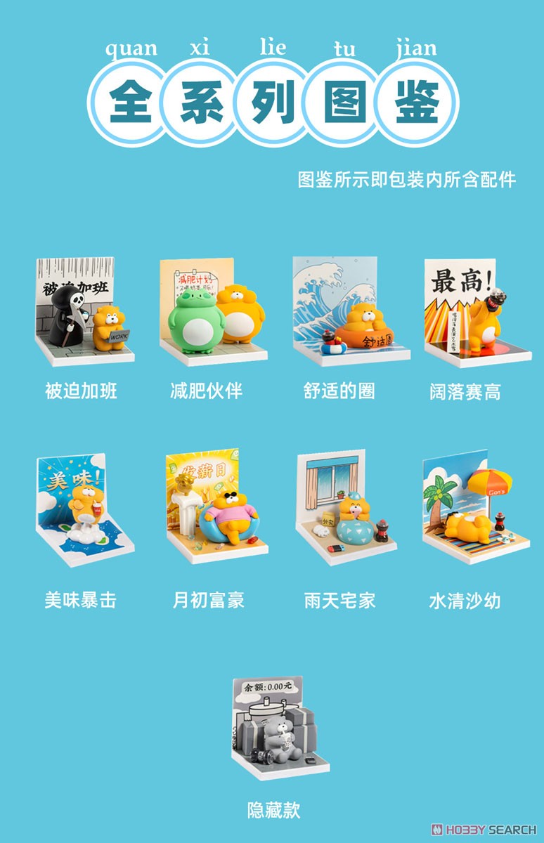 Kongzoo Fat Marmot`s Everyday Series (Set of 9) (Completed) 商品画像1