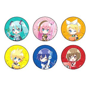 Can Badge [Piapro Characters] 02 Box (Photo Chara) (Set of 6) (Anime Toy)