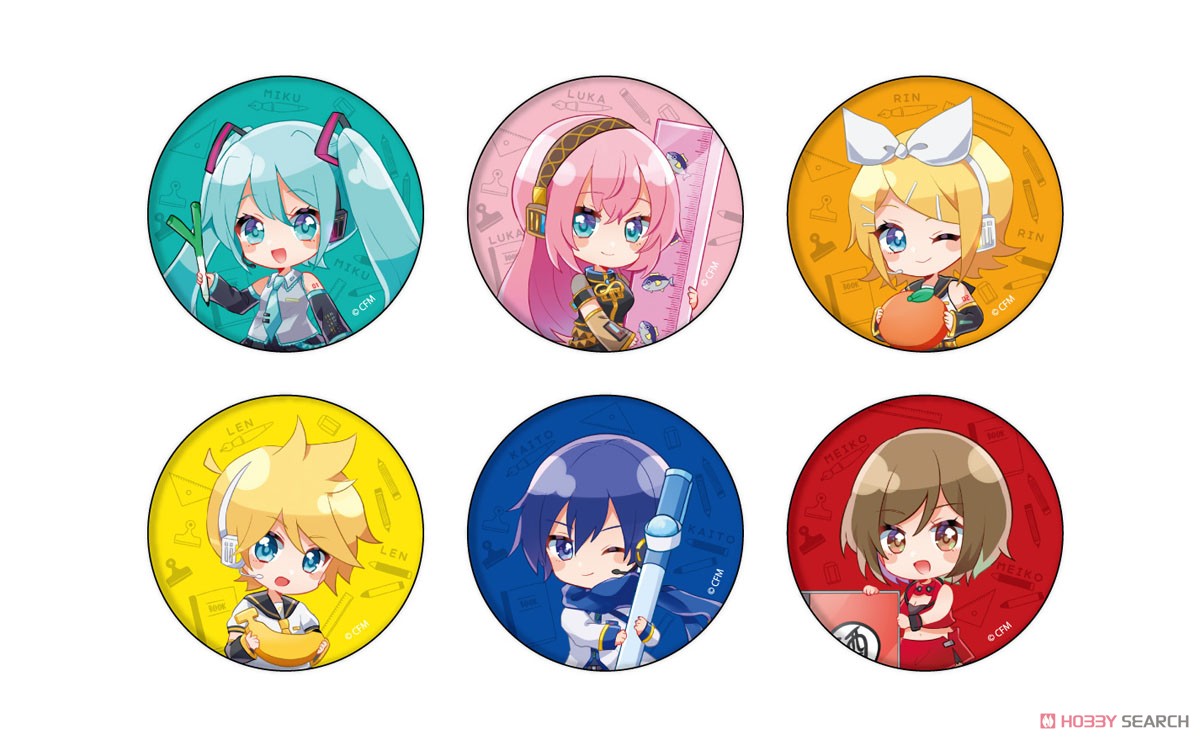 Can Badge [Piapro Characters] 02 Box (Photo Chara) (Set of 6) (Anime Toy) Item picture1