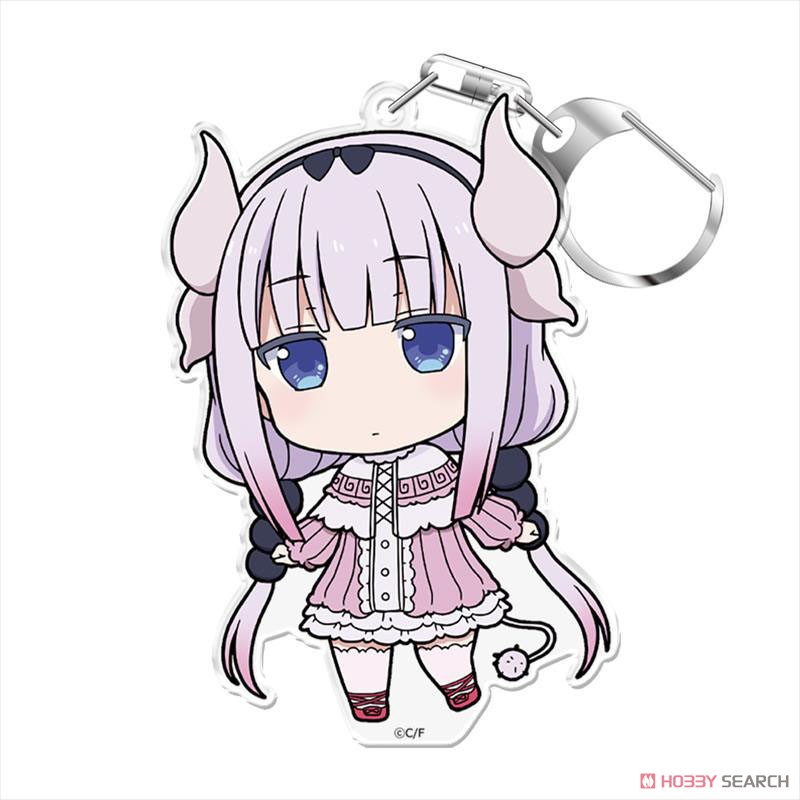 Miss Kobayashi`s Dragon Maid Puni Colle! Key Ring (w/Stand) Kanna (Anime Toy) Item picture2
