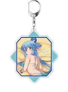 KonoSuba: God`s Blessing on this Wonderful World! Legend of Crimson [Especially Illustrated] Aqua Acrylic Key Ring (Anime Toy)