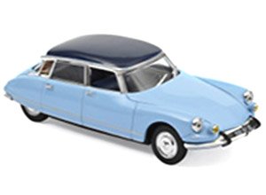 シトロエン DS 21 パラス 1967 モンテカルロブルー/オリエントブルールーフ (ミニカー)