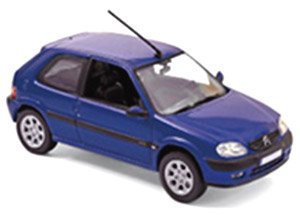 シトロエン サクソ VTS 2000 Mauritius ブルー (ミニカー)