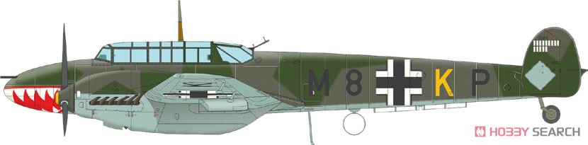 「鷹の日」 Bf110C/D リミテッドエディション (プラモデル) 塗装1