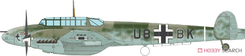 「鷹の日」 Bf110C/D リミテッドエディション (プラモデル) 塗装12