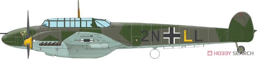 「鷹の日」 Bf110C/D リミテッドエディション (プラモデル) 塗装7