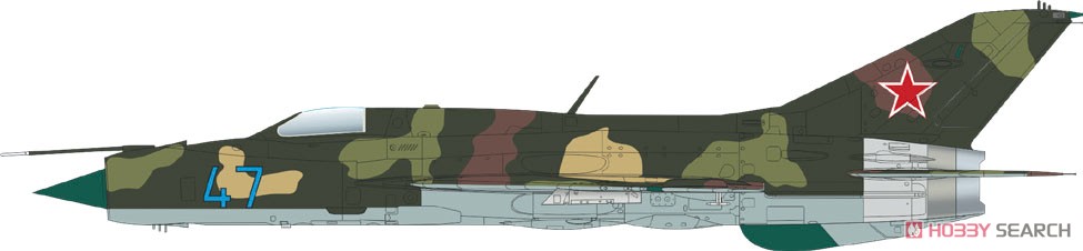MiG-21PF ウィークエンドエディション (プラモデル) 塗装2