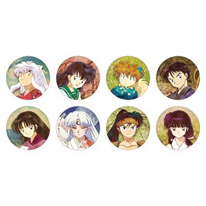Inuyasha Chara Badge Collection Shizuka no Toki (Set of 8) (Anime Toy)