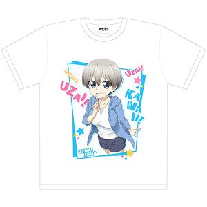 Uzaki-chan Wants to Hang Out! Character T-Shirts Hana Uzaki Ver. L (Anime Toy)
