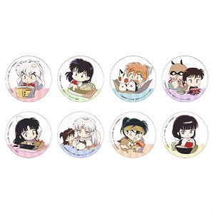 Inuyasha Chara Badge Collection Hitoyasumi (Set of 8) (Anime Toy)
