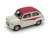 フィアット 600 DERIVAZIONE ABARTH 750 1956 グレー/レッド (ミニカー) 商品画像1