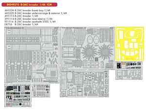 Big Ed Parts Set B-26C Invader (for ICM) (Plastic model)