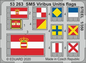 SMS フィリブス・ウニティス 旗 (ステンレス製) (トランぺッター用) (プラモデル)
