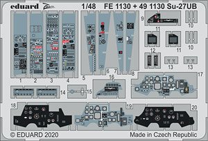 Su-27UB ズームエッチングパーツ (キティーホーク用) (プラモデル)