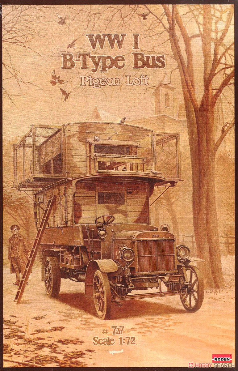 Type B Bus WW1 Bus `Pigeon Loft` (Plastic model) パッケージ1
