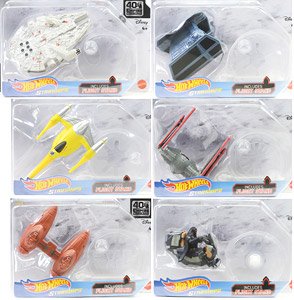 Hot Wheels Star Wars Starship Assort FYT65-986G (set of 6) (Toy)