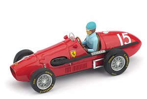 フェラーリ 500 F2 1952年イギリスGP 優勝 #15 ALBERTO ASCARI ドライバーフィギュア付 (ミニカー)