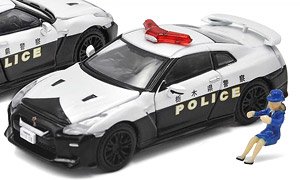ニッサン GT-R (R35) (栃木県警) フィギュア付き (ミニカー)
