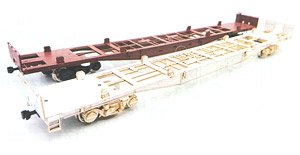 16番(HO) コキ50000 (58000番台) (TR203台車付き 2両セット) ペーパーキット (2両・組み立てキット) (鉄道模型)