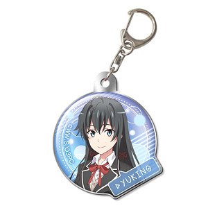 [My Teen Romantic Comedy Snafu Climax] Pukutto Metal Key Ring Design 01 (Yukino Yukinoshita/A) (Anime Toy)