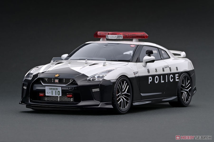 Nissan GT-R (R35) 2018 栃木県警察高速道路交通警察隊車両 ※隊員フィギュア1体 付属 (ミニカー) 商品画像2
