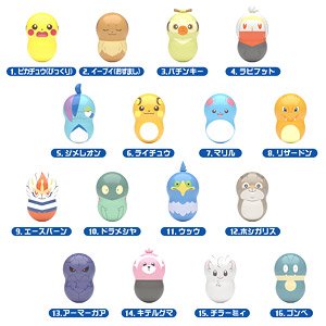 Coo`nuts Pokemon 5 (Set of 14) (Shokugan)