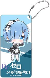 Re:Zero -Starting Life in Another World- Puchikko Acrylic Key Chain Rem B (Anime Toy)