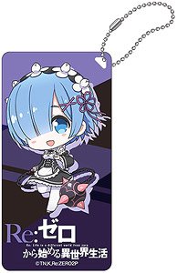 Re:Zero -Starting Life in Another World- Puchikko Acrylic Key Chain Rem C (Anime Toy)