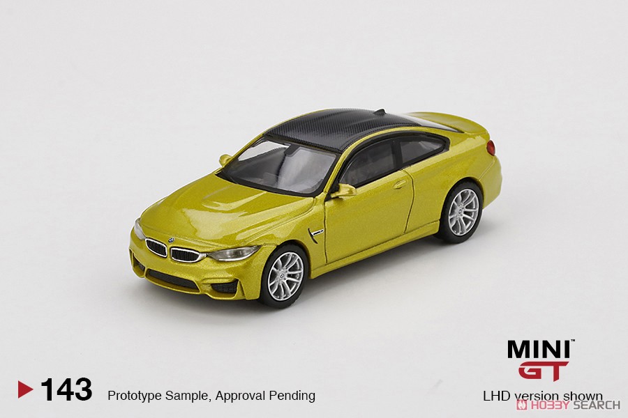 BMW M4 (F82) Austin Yellow Metallic (RHD) (Diecast Car) Other picture1