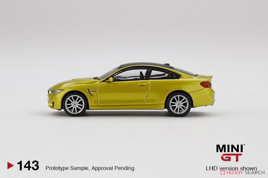 BMW M4 (F82) Austin Yellow Metallic (RHD) (Diecast Car) Other picture3