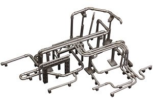 Industrial Area G (Piping Set 2) (Plastic model)