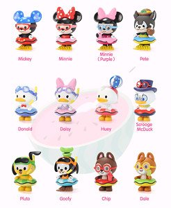 POPMART DISNEY ミッキー＆ミニー プールパーティーシリーズ (12個セット) (完成品)