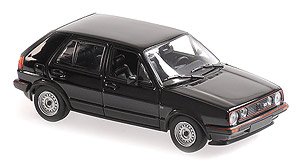 フォルクスワーゲン ゴルフ GTI 4ドア 1986 ブラック (ミニカー)