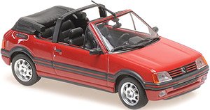 プジョー 205 CTI カブリオレ 1990 レッド (ミニカー)