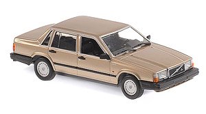 ボルボ 740 GL 1986 ゴールドメタリック (ミニカー)