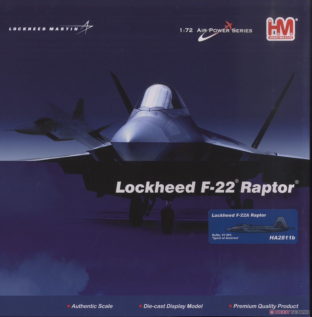 F-22 ラプター `スピリット・オブ・アメリカ・スペシャル` (完成品飛行機) パッケージ1