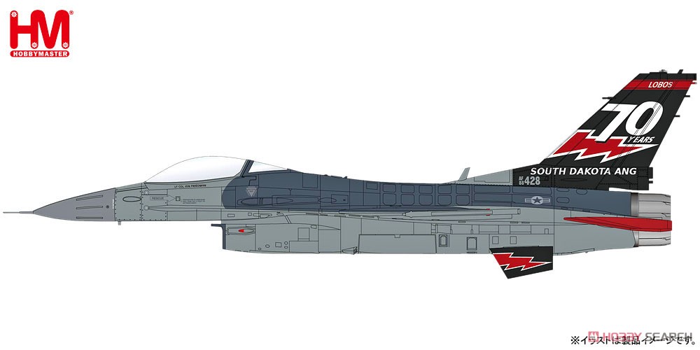 F-16C ブロック40 `サウスダコタANG 70周年記念塗装` (完成品飛行機) その他の画像1