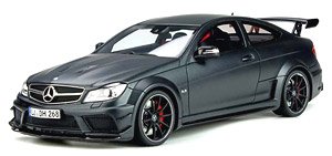 メルセデス ベンツ C63 AMGクーペ ブラックシリーズ (マットブラック) 海外エクスクルーシブ (ミニカー)