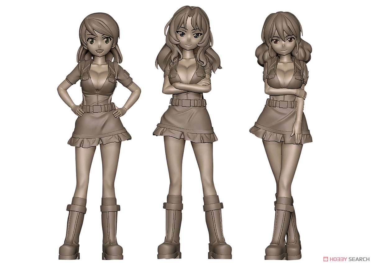 Girls und Panzer das Finale Blue Division High School Figure Set (Plastic model) Other picture1