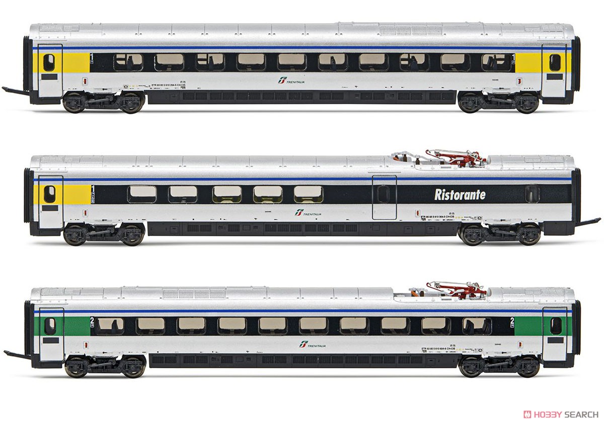 FS Class ETR 610 in `Cisalpino` Additional Three Car Set (for HN2471) (Add-on 3-Car Set) (Model Train) Item picture1