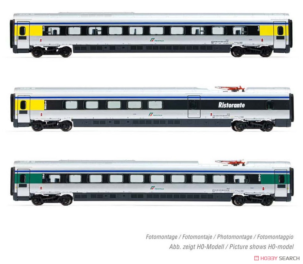 FS Class ETR 610 in `Cisalpino` Additional Three Car Set (for HN2471) (Add-on 3-Car Set) (Model Train) Other picture1