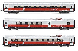 FS Class ETR 610 in `AV Frecciargento` Additional Three Car Set (for HN2473) (Add-on 3-Car Set) (Model Train)