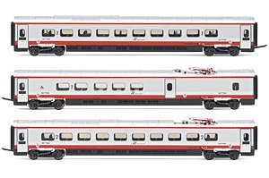 FS Class ETR 610 in `Frecciargento` Additional Three Car Set (for HN2474) (Add-on 3-Car Set) (Model Train)