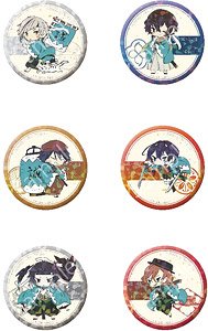 Bungo Stray Dogs Trading Hhologram Can Badge Shinsengumi Ver. (Set of 6) (Anime Toy)