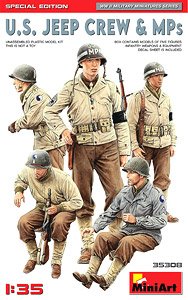 アメリカ軍 ジープクルー＆ミリタリーポリス 5体入 特別版 (武器・装備品付) (プラモデル)